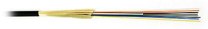 Indoor fiber optic cable, with tight buffer